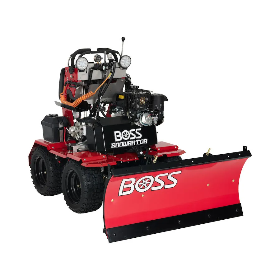 Commercial snow & ice removal using the BOSS Snowrator