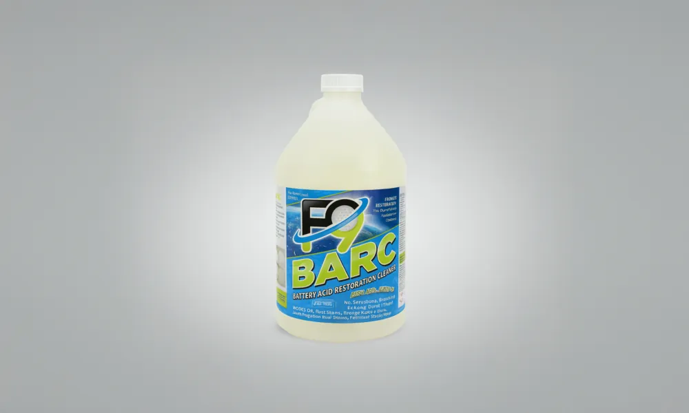 Rust Removal Using F9 BARC