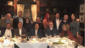 CVBS team at its annual New Year dinner