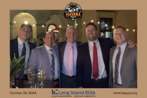 Five CVBS team members at the 2024 Havana Nights Gala