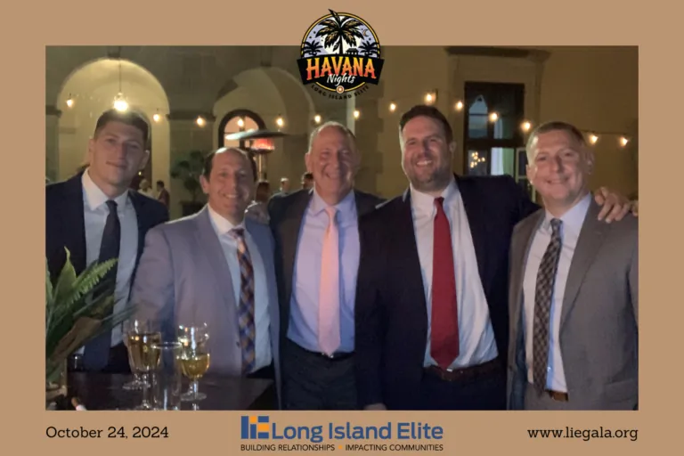 Five CVBS team members at the 2024 Havana Nights Gala
